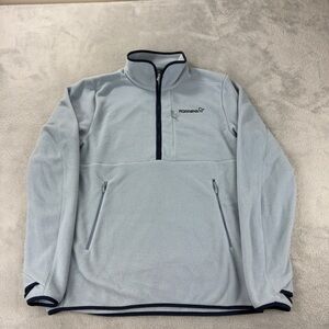 Norrona 1/4 Zip Light Blue Fleece Sweater Men’s Size M